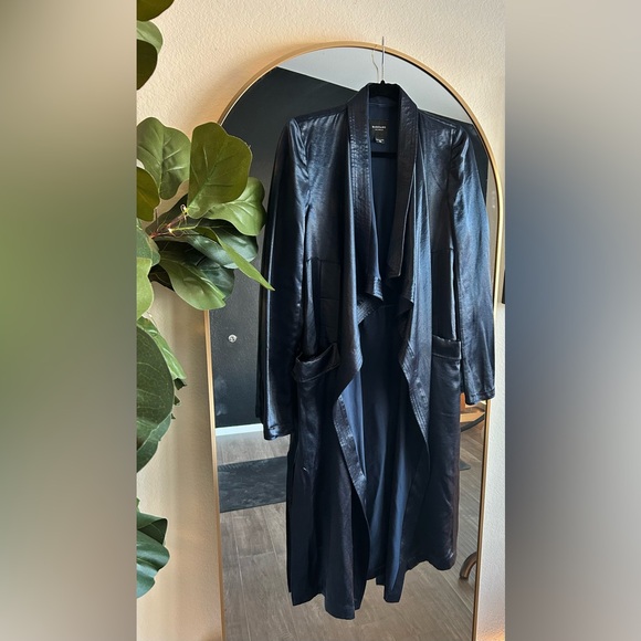 Marciano by Guess Blue Rayon Viscose Wrap Robe Duster - Picture 2 of 4